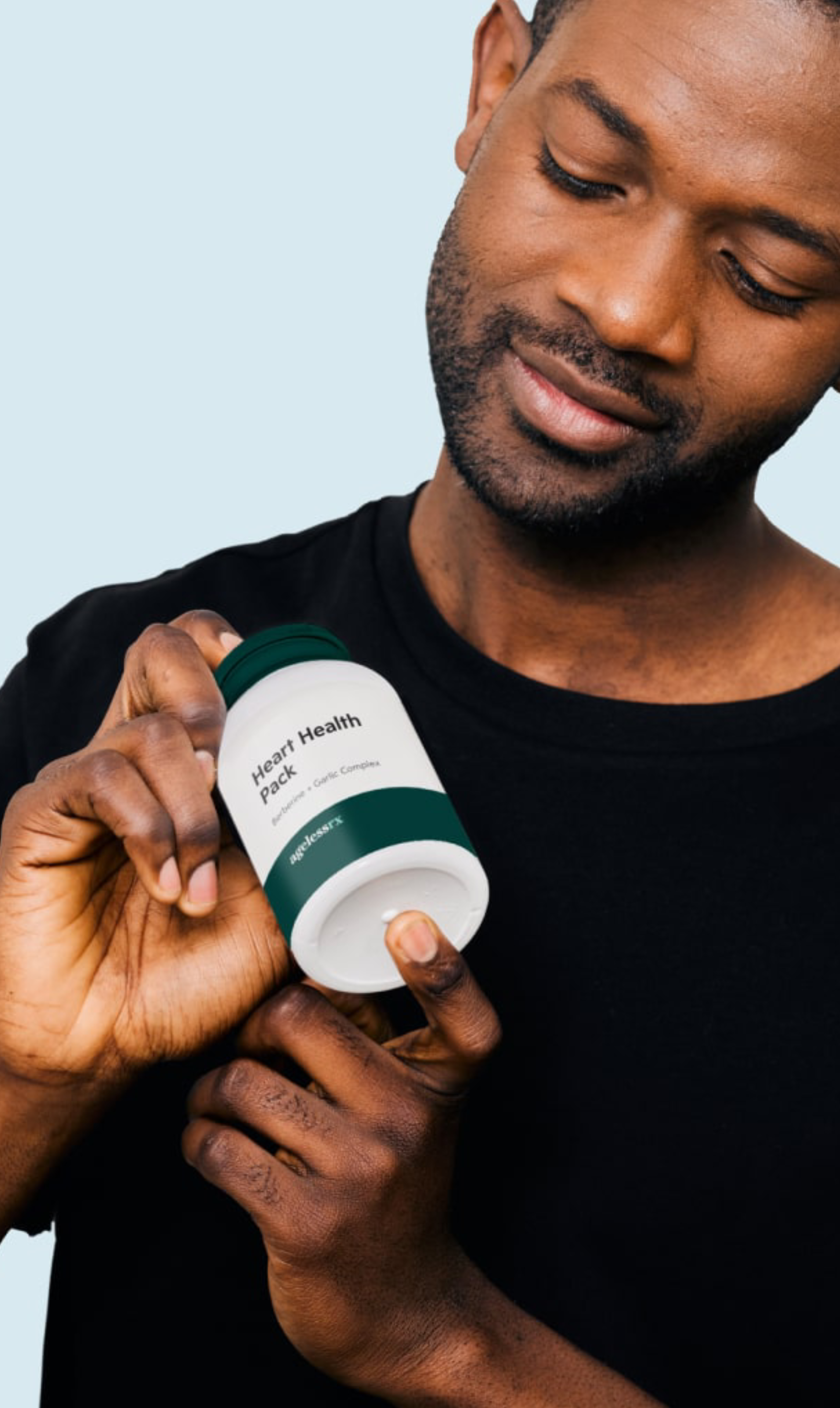 customer showing Ageless Rx